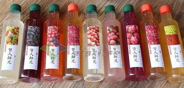 酵素灌裝生產(chǎn)線樣品